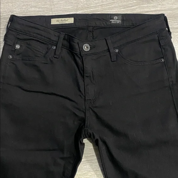 AG The Ballad Slim Boot Cut Black Jeans - Picture 4 of 9